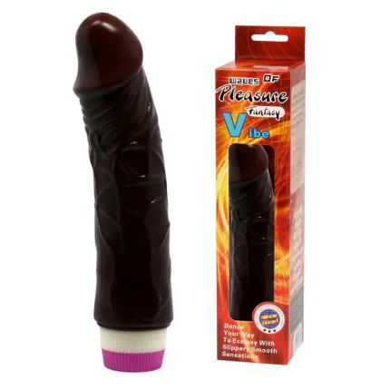 18,5 cm Titreşimli Melez Realistik Vibratör Penis Dildo
