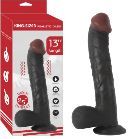 REALİSTİK DİLDO 13' BLACK
