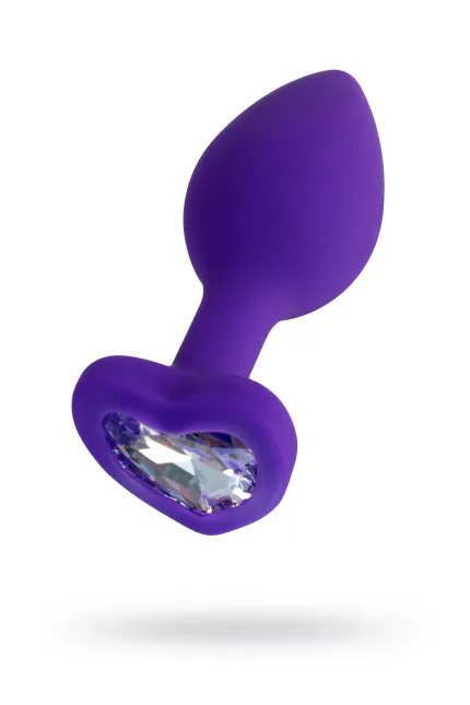 ToDo by Diamond Heart anal tıkaç, Silikon, mor, 7 cm, Ø 2 cm, 18 g