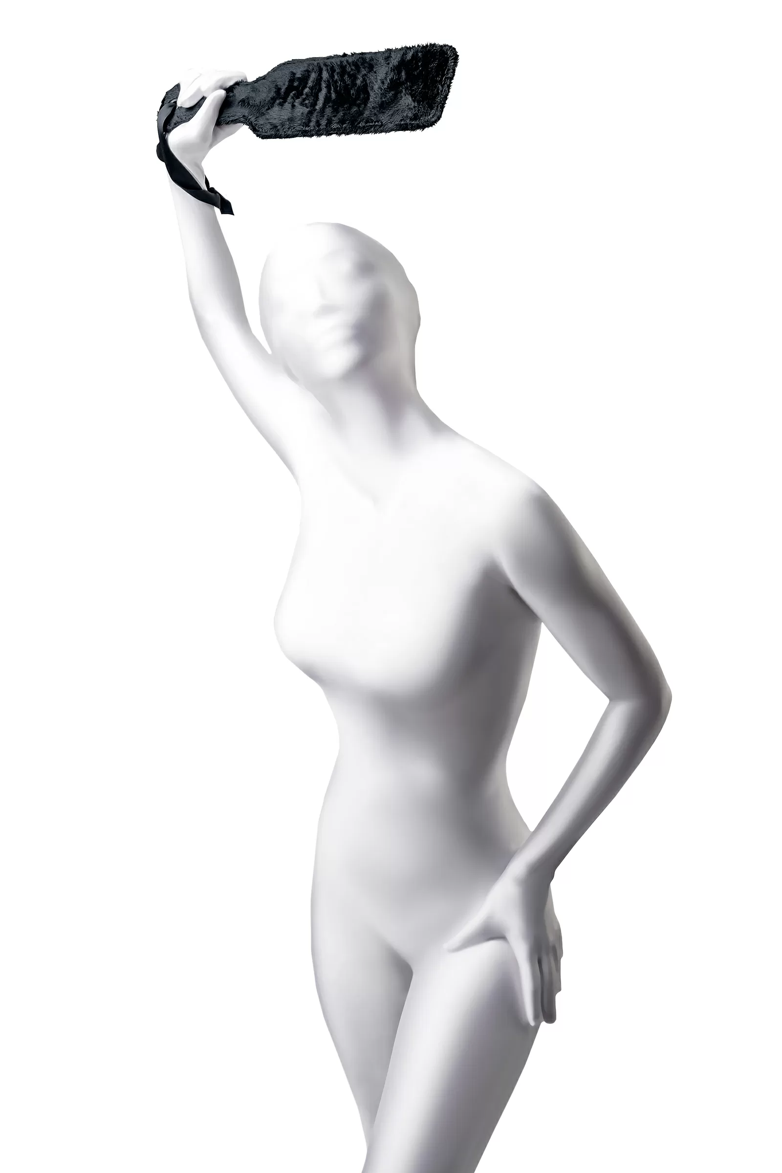Anonymo BDSM Kırbaç #0008, PU deri, siyah, 35 cm