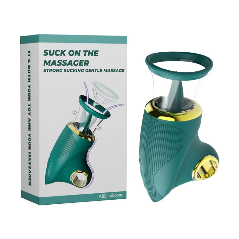 SUCK ON THE MASSAGER