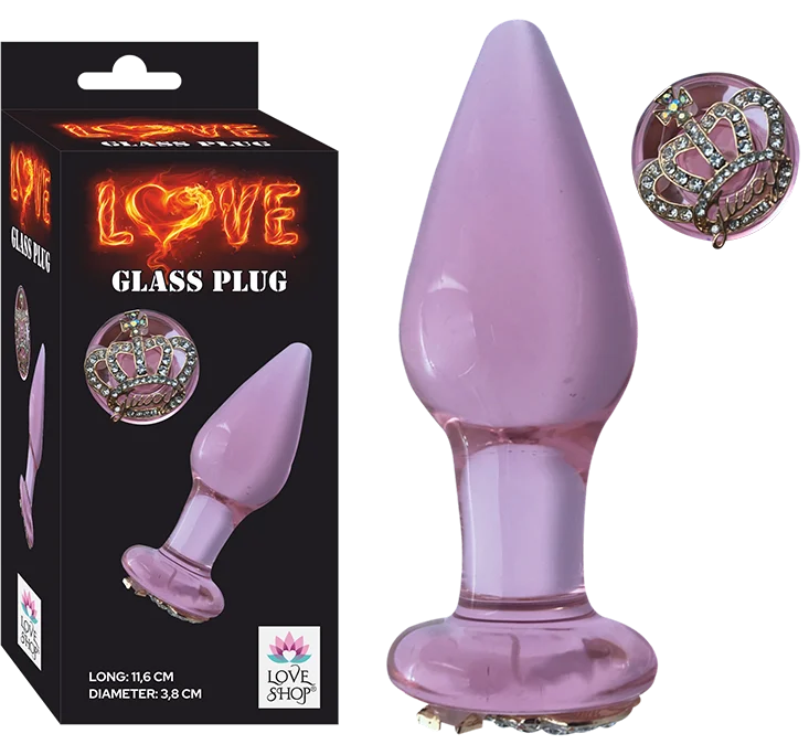 LOVE GLASS PLUG