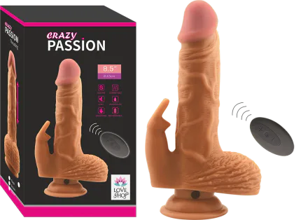 CRAYZ YUKARI AŞAĞI ROTASYONLU SİLİKON VİBRATOR