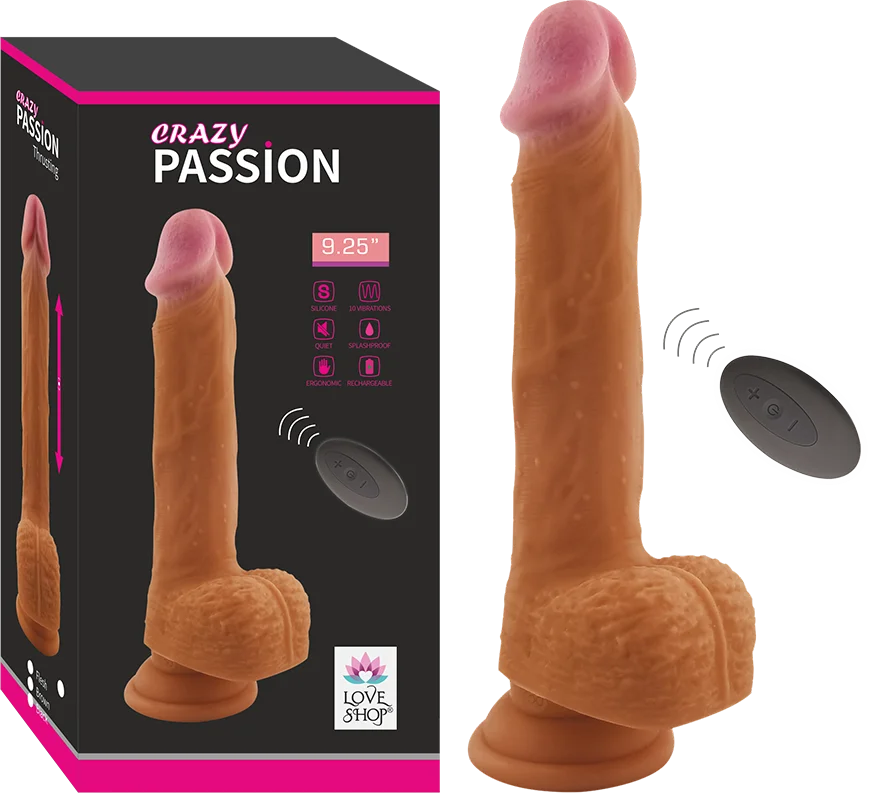 CRAYZ YUKARI AŞAĞI ROTASYONLU SİLİKON VİBRATOR