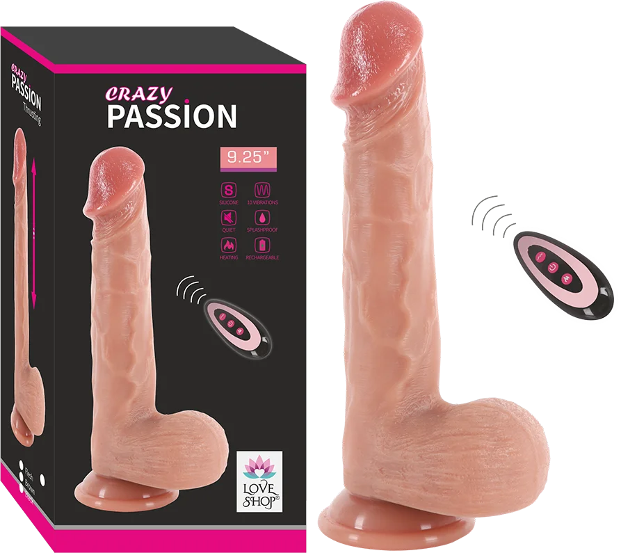 CRAYZ YUKARI AŞAĞI ROTASYONLU SİLİKON VİBRATOR