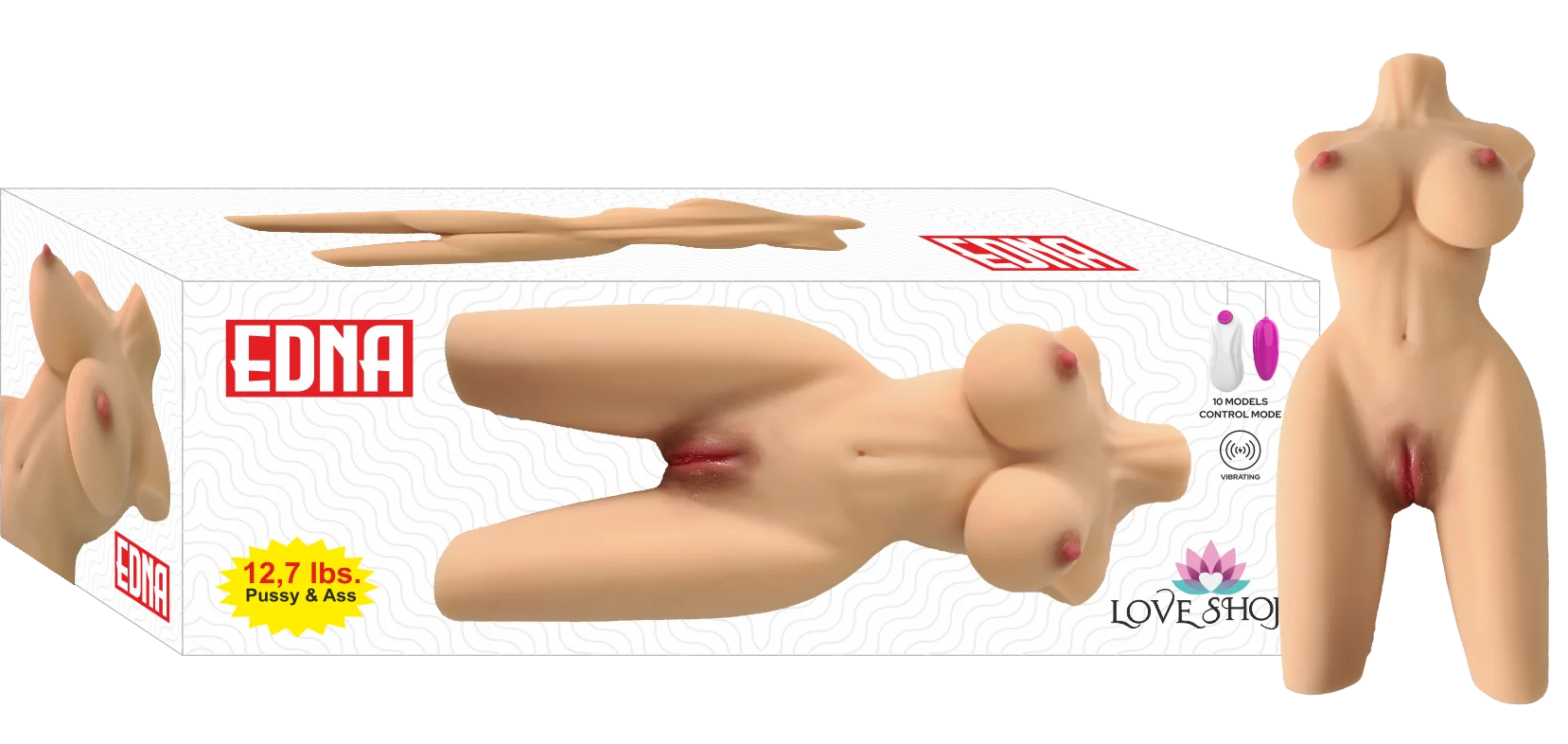 EDNA MASTÜRBATÖR 6 KG  USB ŞARJ-SESLİ TİTREŞİM