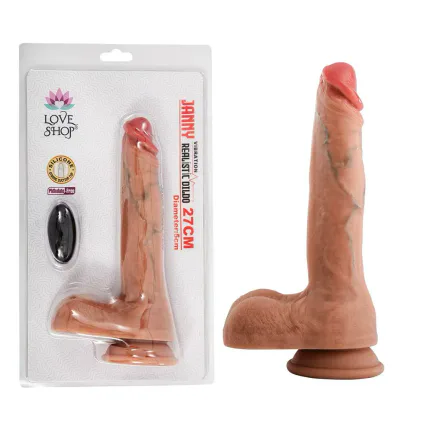 JANNY VİBRATİNG REALİCTİC DİLDO