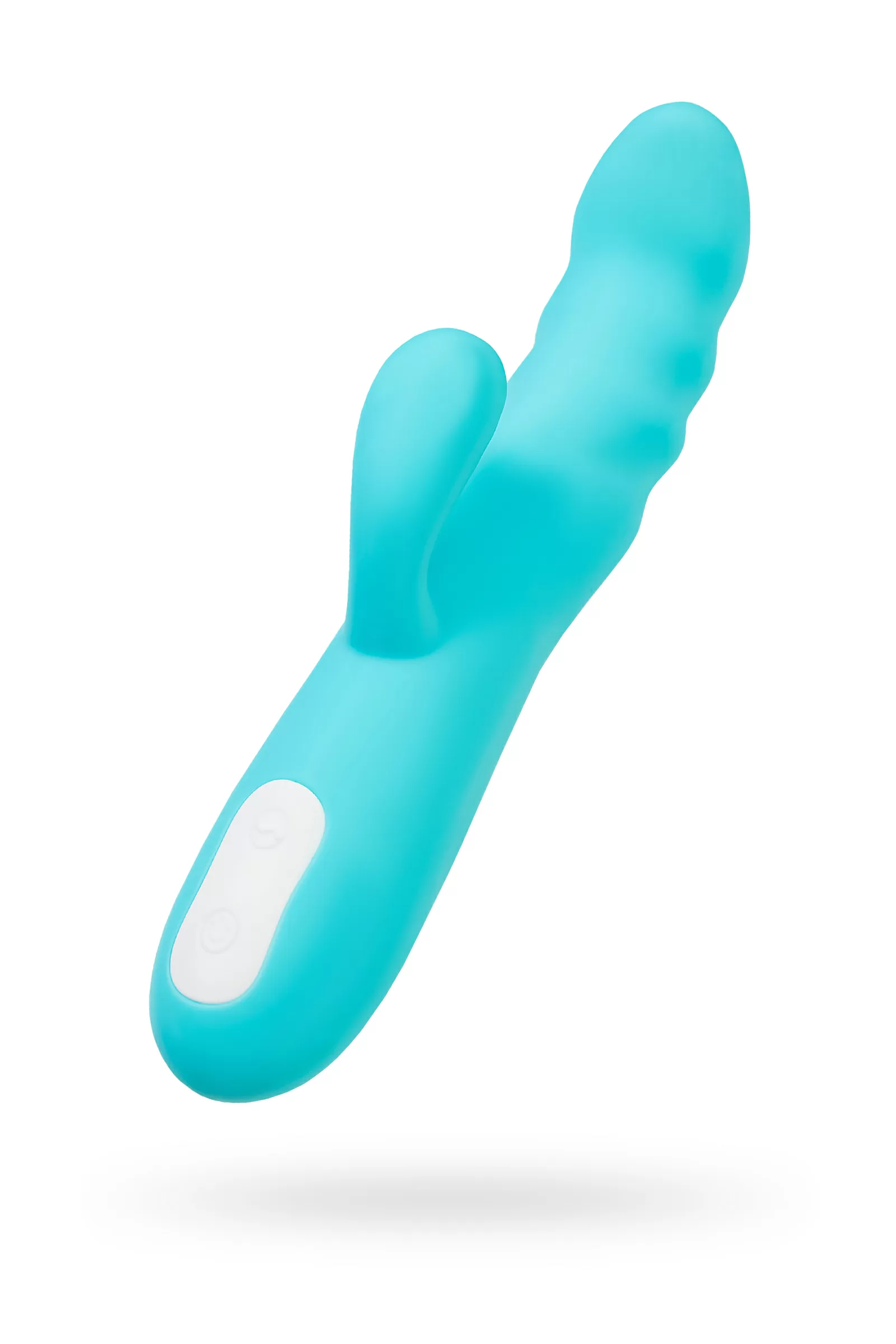 JOS Klitoral uyarımlı vibratör-döndürücü MERRY-SWI, silikon, mavi, 20,7 cm