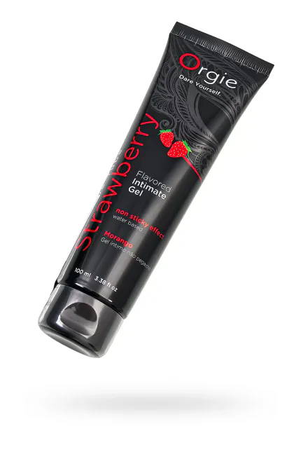 Orgie Lube Tube Strawberry – Çilek Aromalı Kayganlaştırıcı Jel 100 ml
