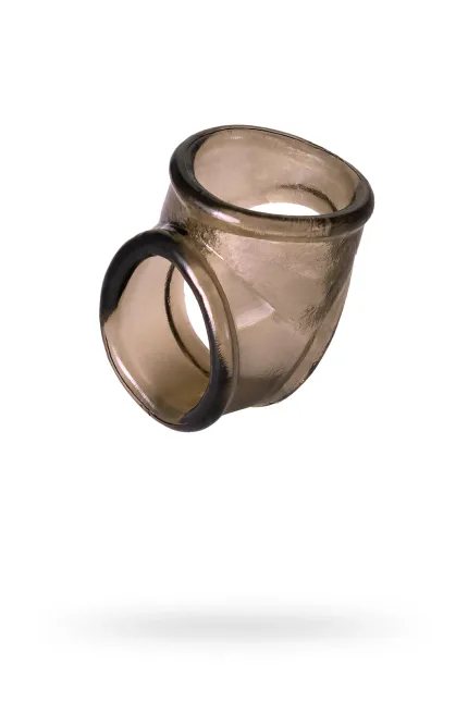 XLover by Toyfa Penis Montaj Halkası, Termoplastik Elastomer, TPE, siyah, 3,5 cm