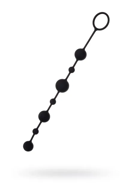 A-Toys by Coron Anal Boncuk, silikon, siyah, 35,9cm
