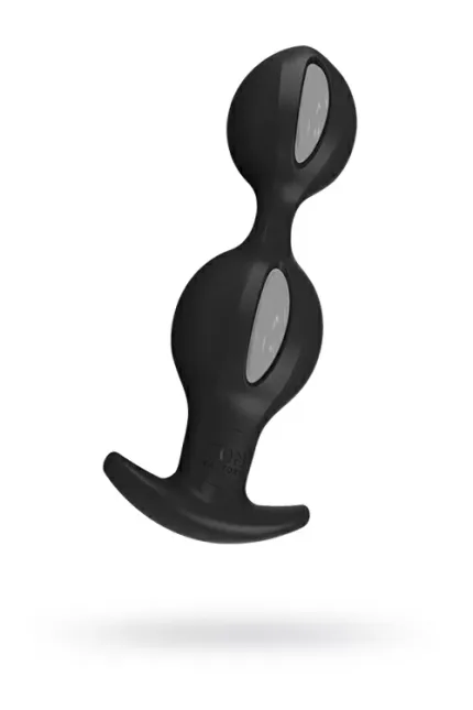 Fun Factory B BALLS anal tıkaç, silikon, siyah, 13 cm