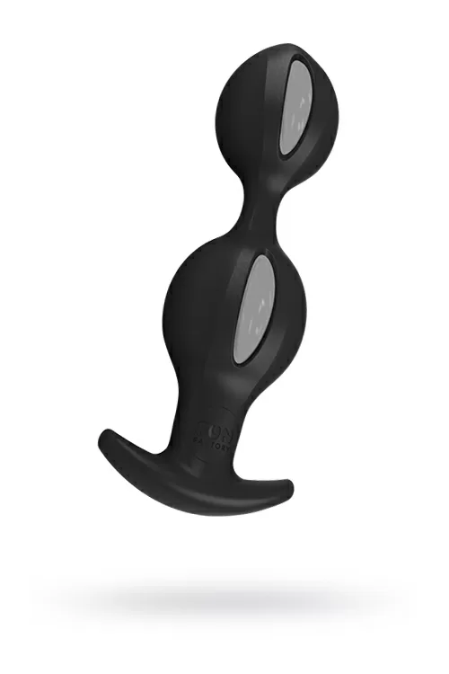 Fun Factory B BALLS anal tıkaç, silikon, siyah, 13 cm