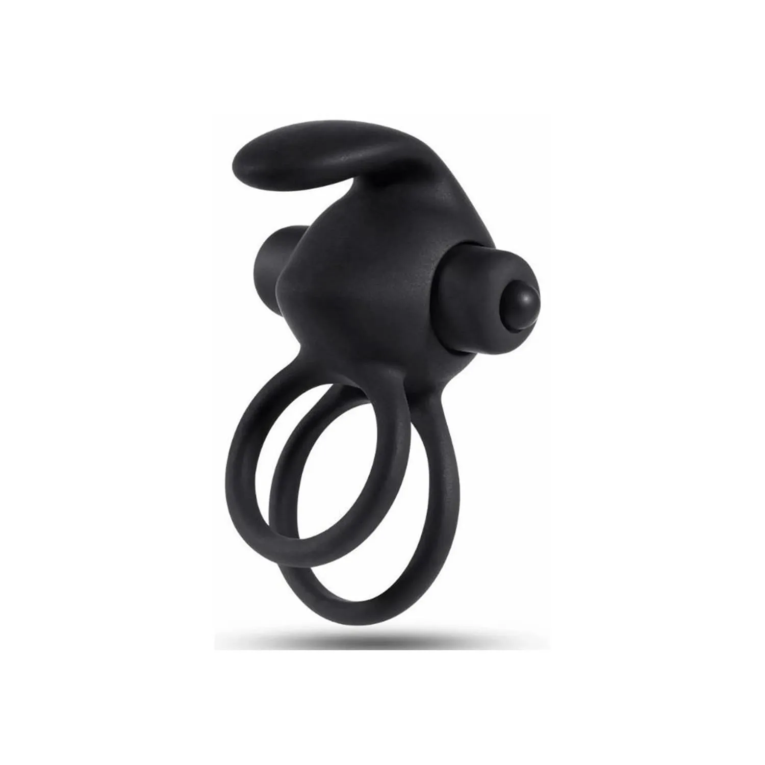 Titreşimli Rabbit Penis Halkası Siyah