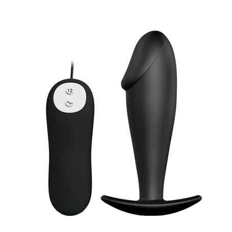 12 Fonksiyon Kumandalı 10 Cm Titreşimli Anal Plug