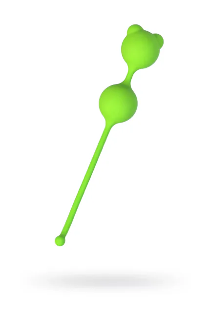 A-Toys by Meeko Vajinal Topları, silikon, yeşil, 16,4 cm, Ø 2,7 cm