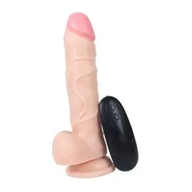 21 Cm Gerçekçi Titreşimli Dildo Vibratör Penis - Beast