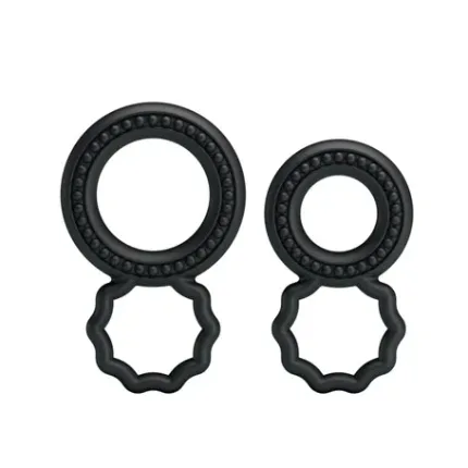 Ring 2'Li Tırtıklı Penis Halkası