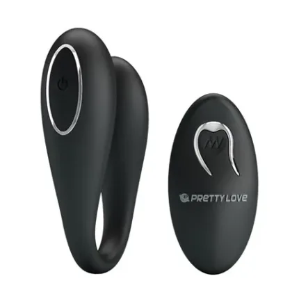 Pretty Love Algernon Siyah Usb Şarjlı 12 Titreşimli Uzaktan Kumandalı Vibratör