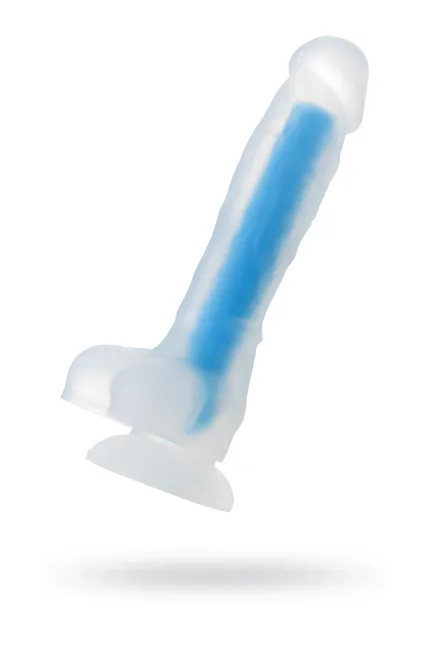 Beyond by Steve Glow Gece Parlayan Dildo, Silikon, Şeffaf, 20 cm