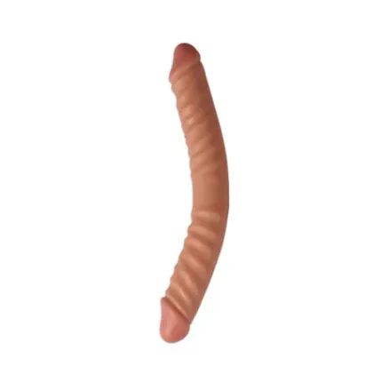 34 Cm Çift Taraflı Realistik Dildo Anal Vajinal Penis