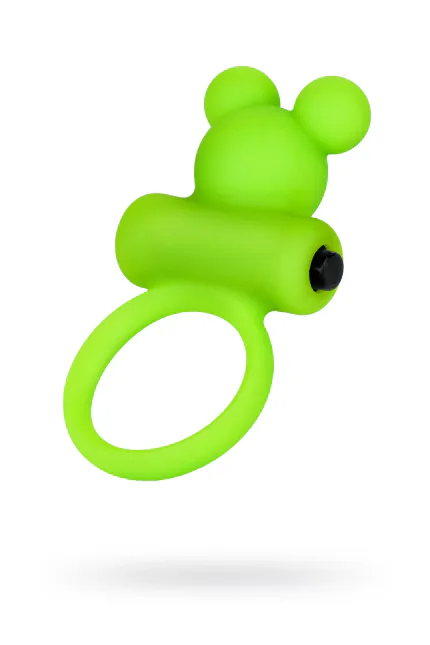 A-Toys by Chio Titreşimli Penis Halkası, silikon, yeşil, 8,1 cm, Ø 3,1 cm