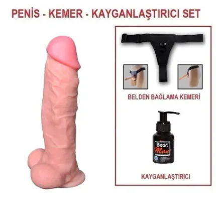 27 Cm Belden Bağlamalı Realistik Dildo Penis - J. King