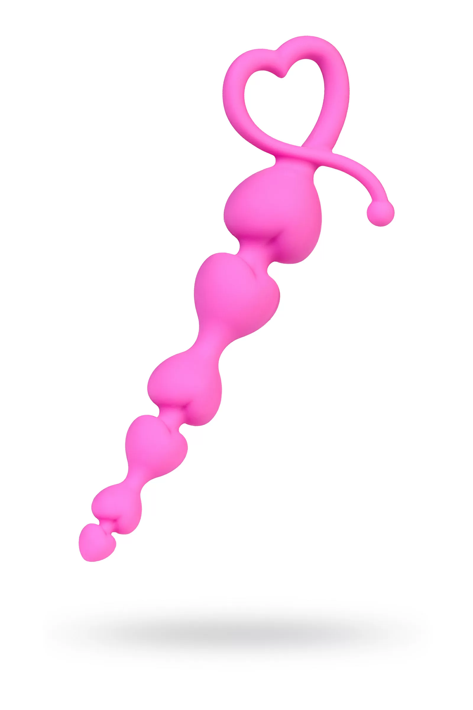 ToDo by Sweety anal zinciri, silikon, pembe, 18,5 cm, Ø 3,1 cm