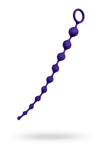 ToDo by Grape anal Zinciri, silikon, mor, 35 cm, Ø 2,7 cm