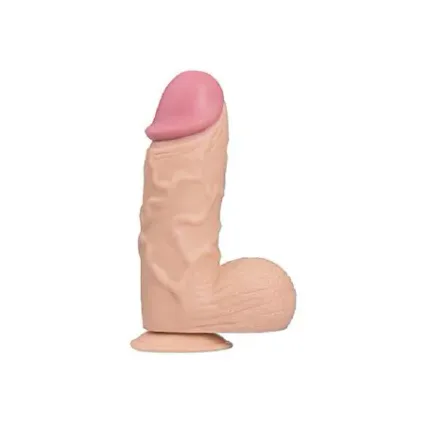 24,5 Cm Vantuzlu Realistik Penis Anal Vajinal Dildo