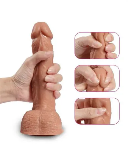 22 Cm İleri Geri Hareketli Gerçekçi Silikon Vantuzlu Penis - Hill