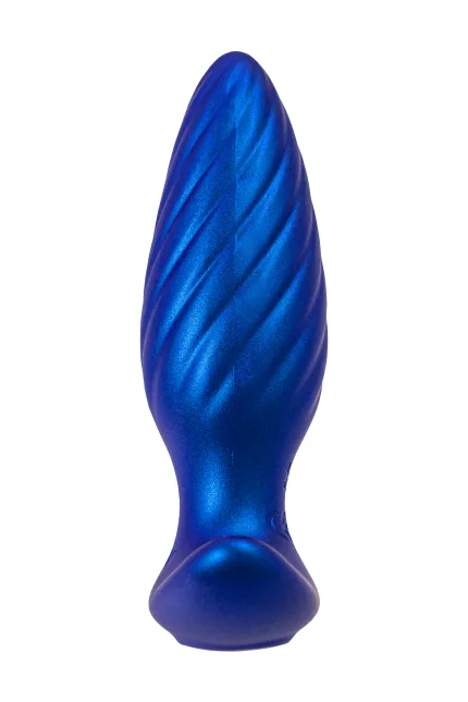 L’Eroina APP CLOSS Uygulama ve Kumandadan Kontrollü Anal Vibratör, Silikon, Mavi, 10.5 cm