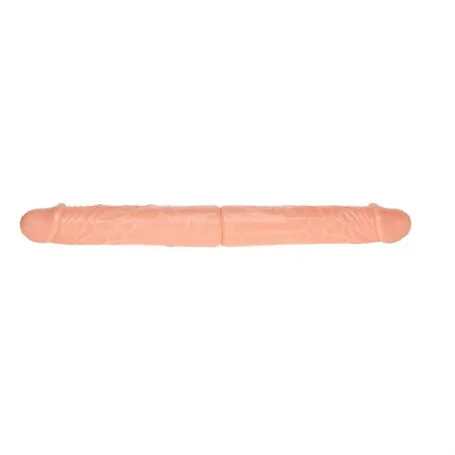 Double Dong Çift Taraflı İki Yönlü Esnek Dildo Kıkırdaklı Penis 36 Cm