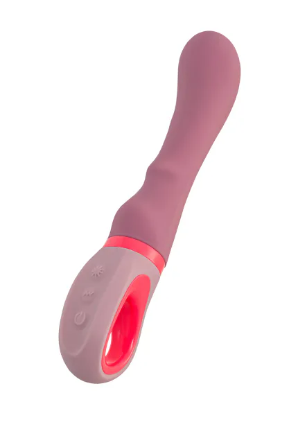 Flovetta ROSE Silikon Vibratör, Pembe, 19 cm