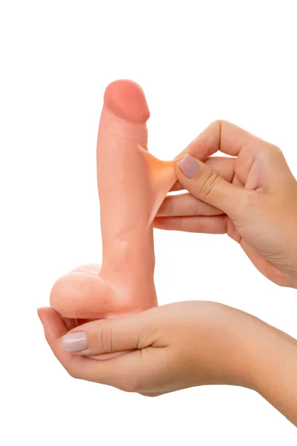 My Babe My Priceless Gerçekçi Dildo, TPE Malzeme, Ten Rengi, 18 cm