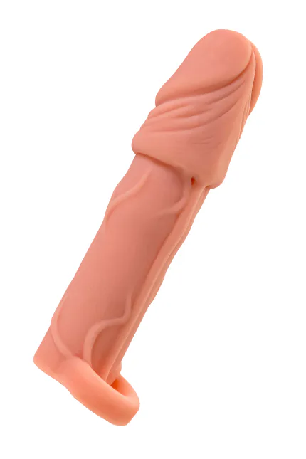 XLover by Penis Uzatıcı Kılıf, Boy Uzatıcı Etkili, TPE Malzeme, Ten Rengi, 16 cm