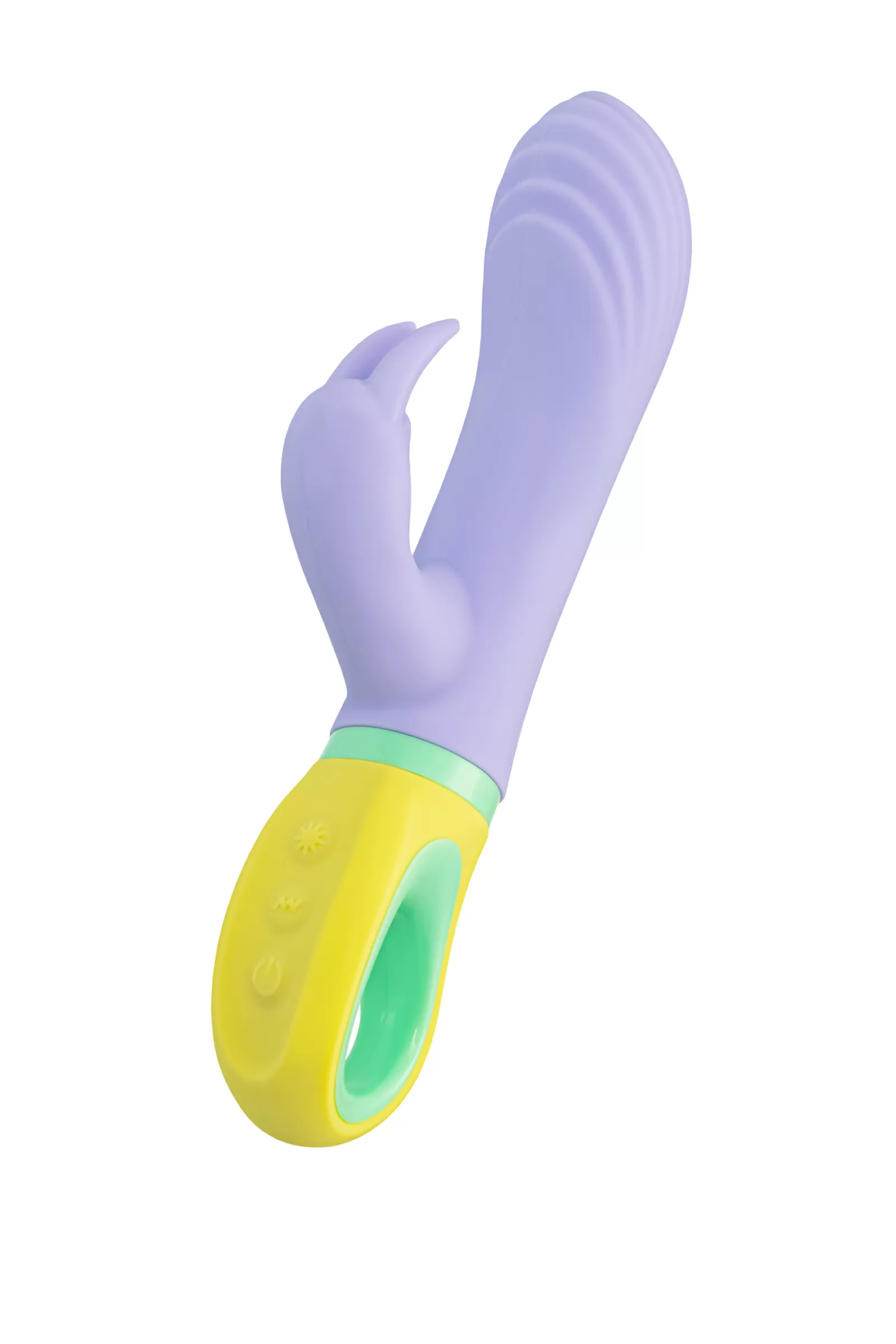 Flovetta WISTERIA Klitoral Uyarıcılı G Noktası Vibratörü, Silikon, Mor, 18.5 cm