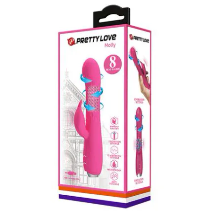 Usb Şarjlı 12 Titreşim &Amp; 3 Rotasyon Fonksiyonlu Teknolojik G-Spot Vajinal Vibratör