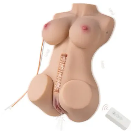 Usb'den Şarjlı Kumandalı Emme Ve Titreşim Fonksiyonlu Realistik Kalça - Wendy