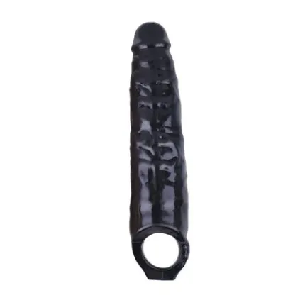 7 Cm Dolgulu Realistik Zenci Penis Kılıfı