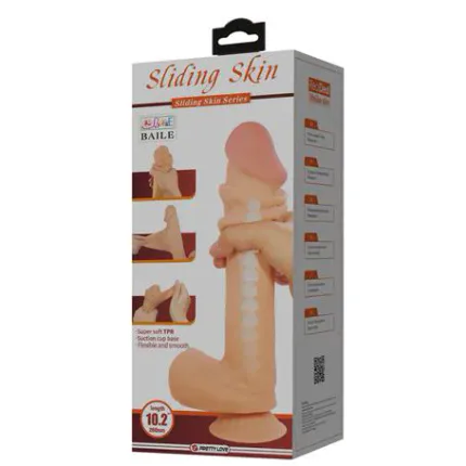 26 Cm Kıkırdak Yapılı Çift Katmanlı Gerçekçi Dildo Penis