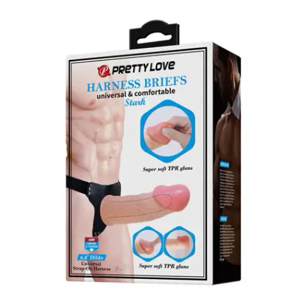 17,5 Cm Belden Bağlamalı İçi Boş Protez Penis