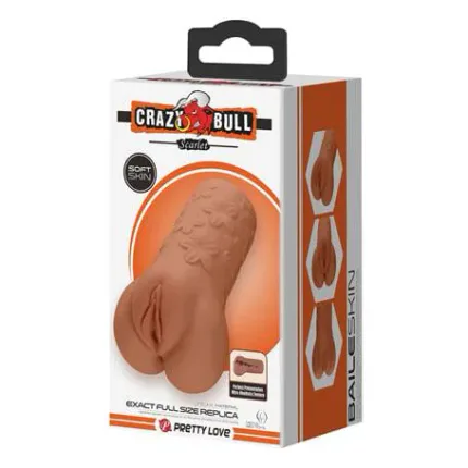 3 Boyutlu Gerçekçi Anal &amp;Amp; Vajinal Masturbatör Melez - Scarlet