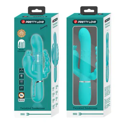 Manyetik Şarjlı Oynar Gövdeli Klitoral &amp;Amp; Anal Uyarıcılı Teknolojik Vibratör Penis