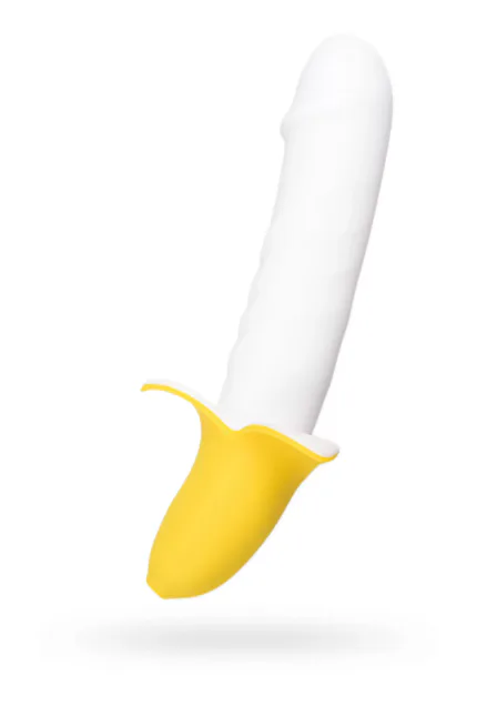 JOS B-NANA Vibratör, silikon, beyaz, 19 cm