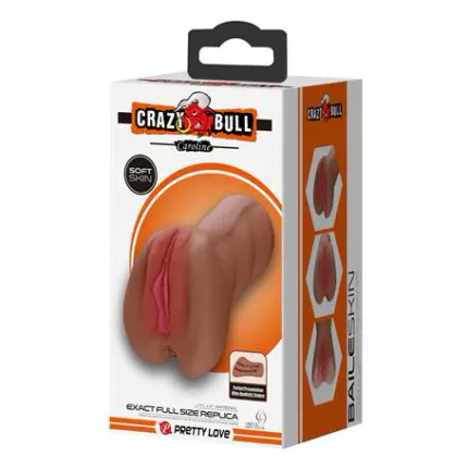 3 Boyutlu Gerçekçi Anal &Amp; Vajinal Masturbatör - Caroline
