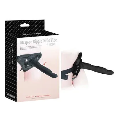 Strap-On Ripple Dildo Vibe