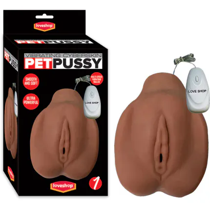 Vi̇brati̇ng Cyberski̇n Pet Pussy