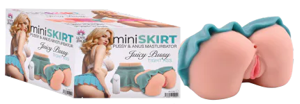Mi̇ni̇ Skirt Pussy-Anus Masturbator