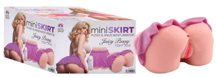 Mi̇ni̇ Skirt Pussy-Anus Masturbator
